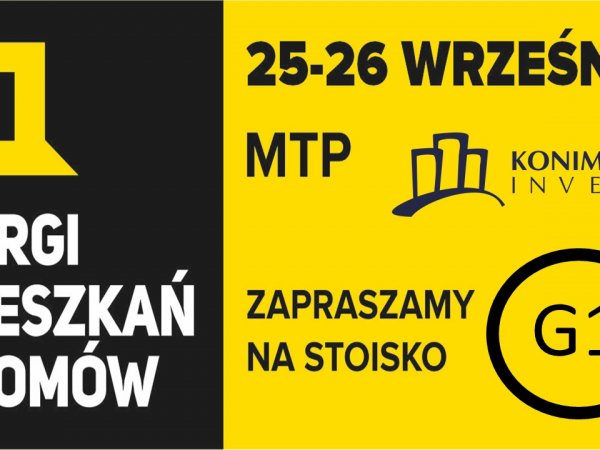 TARGI MIESZKAŃ I DOMÓW MTP 25-26 WRZESIEŃ 2021 R